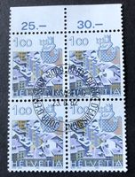 4 er Block Nr.680 mit Vollstempel Bern