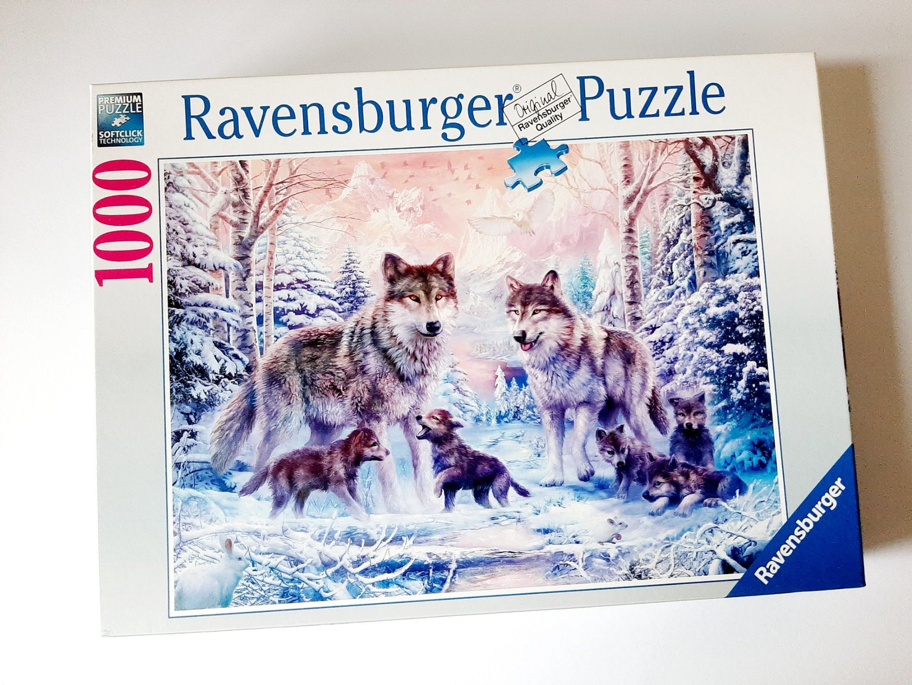 Ravensburger Puzzle: Puzzle 1000er Ravensburger Arktische Wölfe – Usato da Flaach venduto da maj_w_