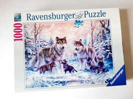 Puzzle 1000er Ravensburger Arktische Wölfe