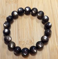 Dunkles grünes Mica/Lepidolit Armband 11.4mm