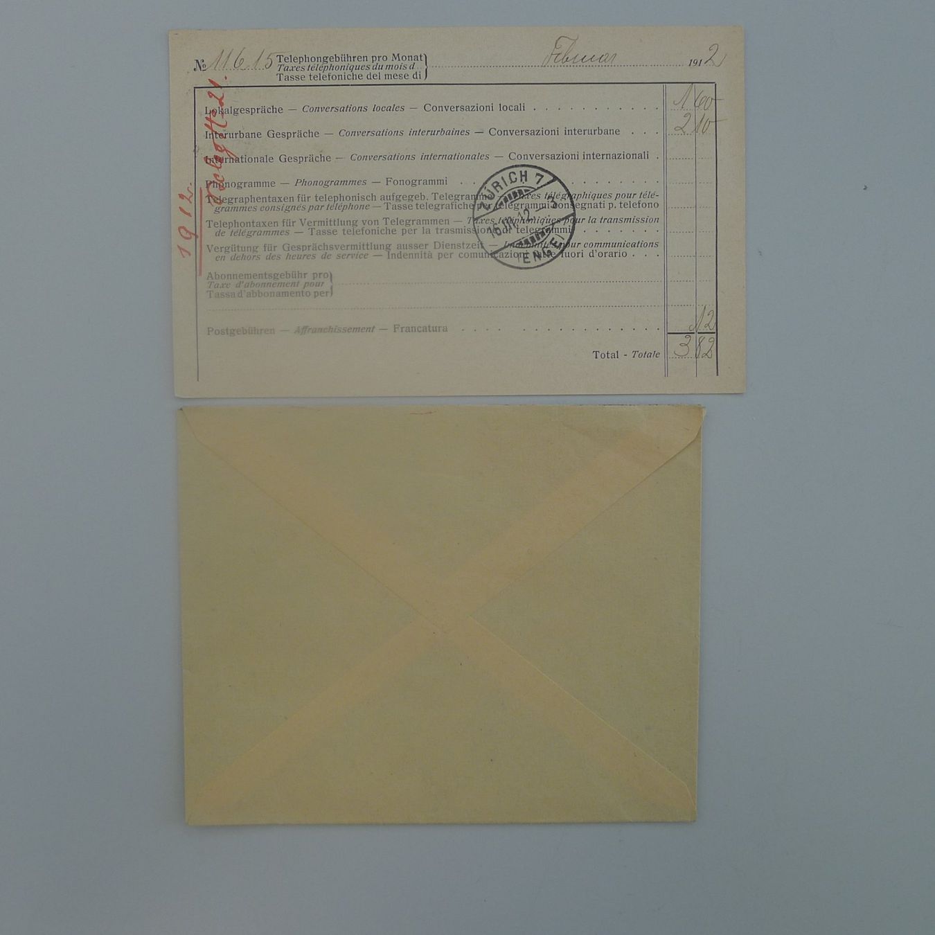 Tutti i francobolli: 1903-1954, 33 TELEGRAPHEN Briefe, Karten, Telefon – Nuovo e nell'imballaggio originale da Sursee venduto da Luzernerraute 2