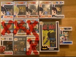 Funko Pop Sammlung – Anime, Star Wars, DC – 15+ Fig. – OVP