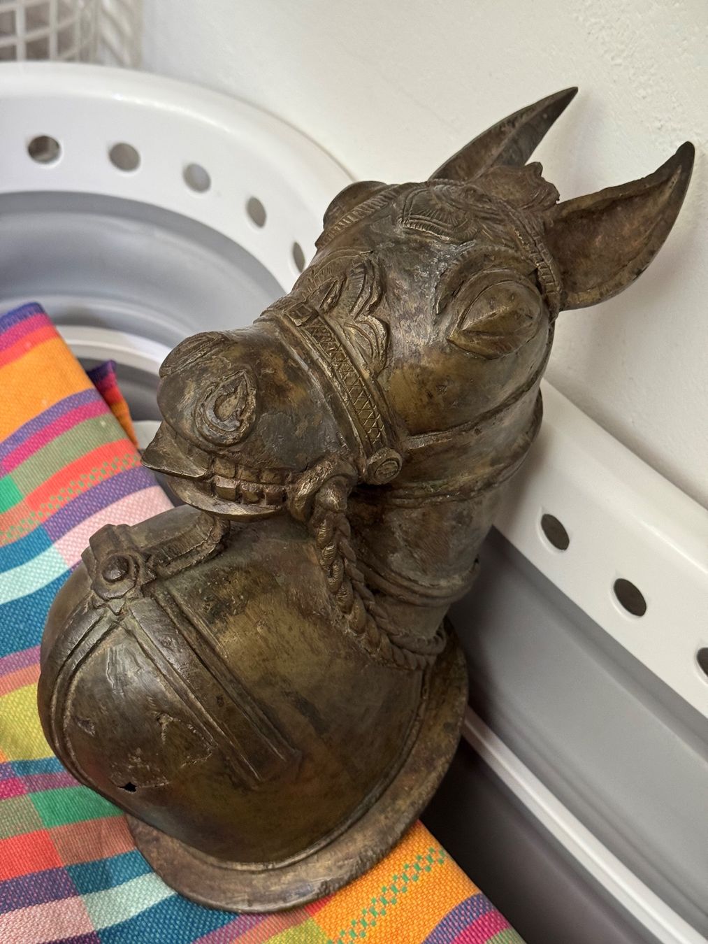 Skulpturen & Statuen: Antiker Bronze Kopf eines Pferdes – Gebraucht aus Rottenschwil von Rfeivel 1
