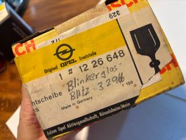 Opel Blinkerglas NOS 1 12 26 648, Bosch, inkl. Dichtung