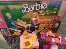 Boîte De Piscine Tropicale Barbie Par Mattel - Vintage 1986 - Jouet D'occasion