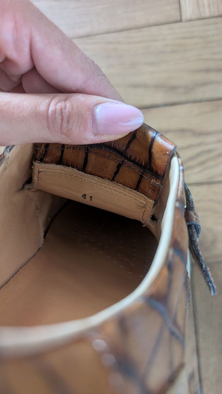 Santoni Chaussures femmes: Santoni Sneakers Brown Size 41 Crocodile Pattern Leather  – D'occasion à Zürich par van_hzh7 3