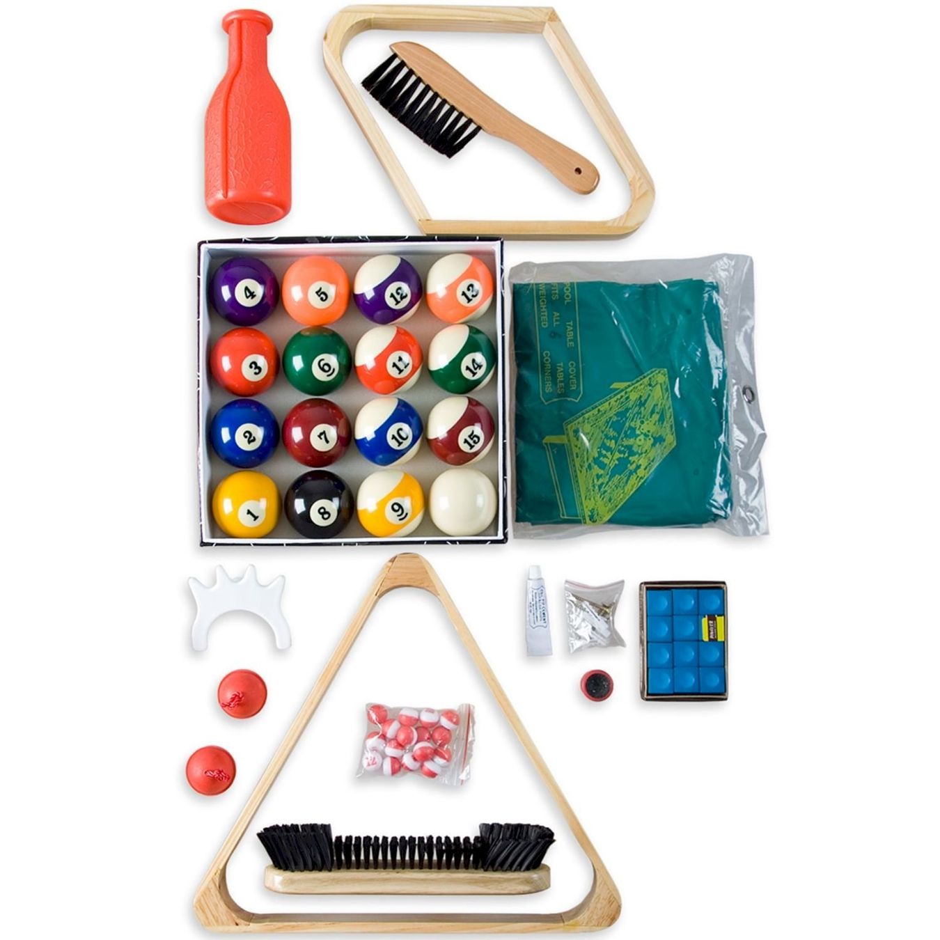 Biliardo: GAMESPLANET Snooker Billard Zubehör Set – Nuovo e nell'imballaggio originale da Bottighofen venduto da zaap 3