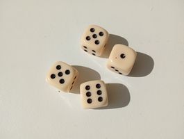 5 Set Gobelets à Dés En Cuir Avec 25 Dés - Accessoire Jeux Société Et Voyage