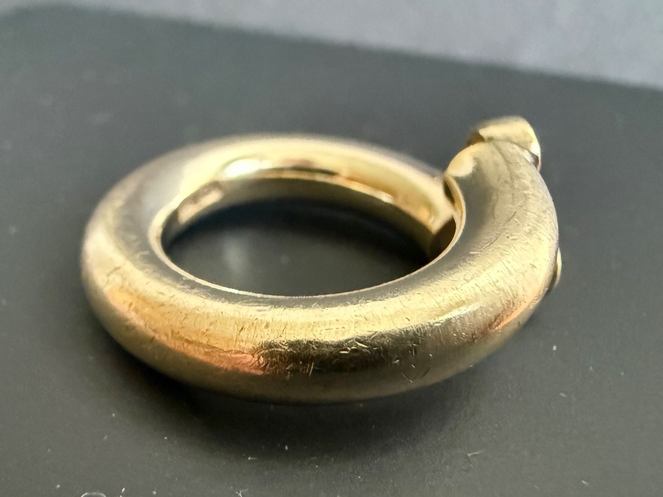 Anelli: Massiver Silber Ring 925, vergoldet – Usato da Spiegel b. Bern venduto da Rogger72 1