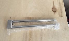 Porte-serviettes double pivotant en chrome, neuf