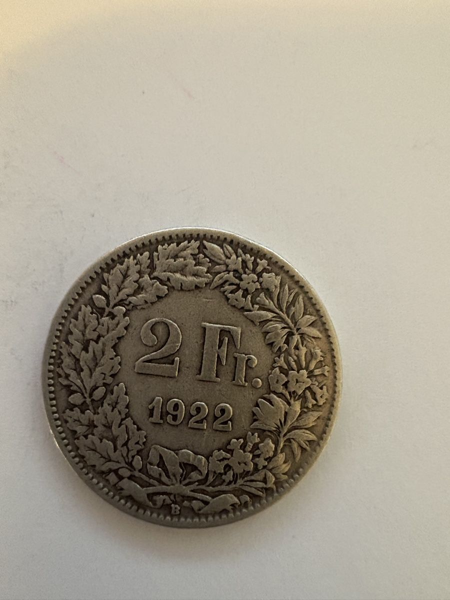 Tutti le monete: 2Fr 1922 – Usato da Murten venduto da Tzaugg 1
