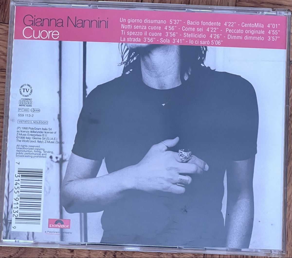 CDs: Gianna Nannini Cuore – Gebraucht aus Dino von ani_ypr9 2