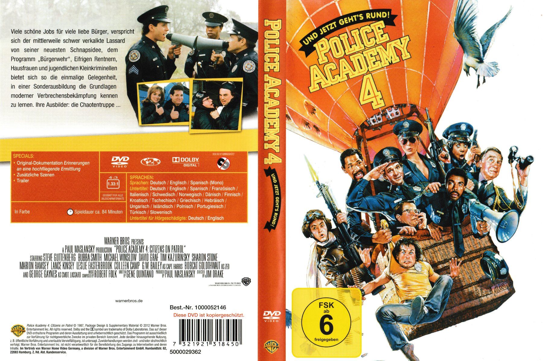 Tutti i DVDs: DVD - Police Academy 4 – Usato da Langnau am Albis venduto da MediaRescuerKeLoX
