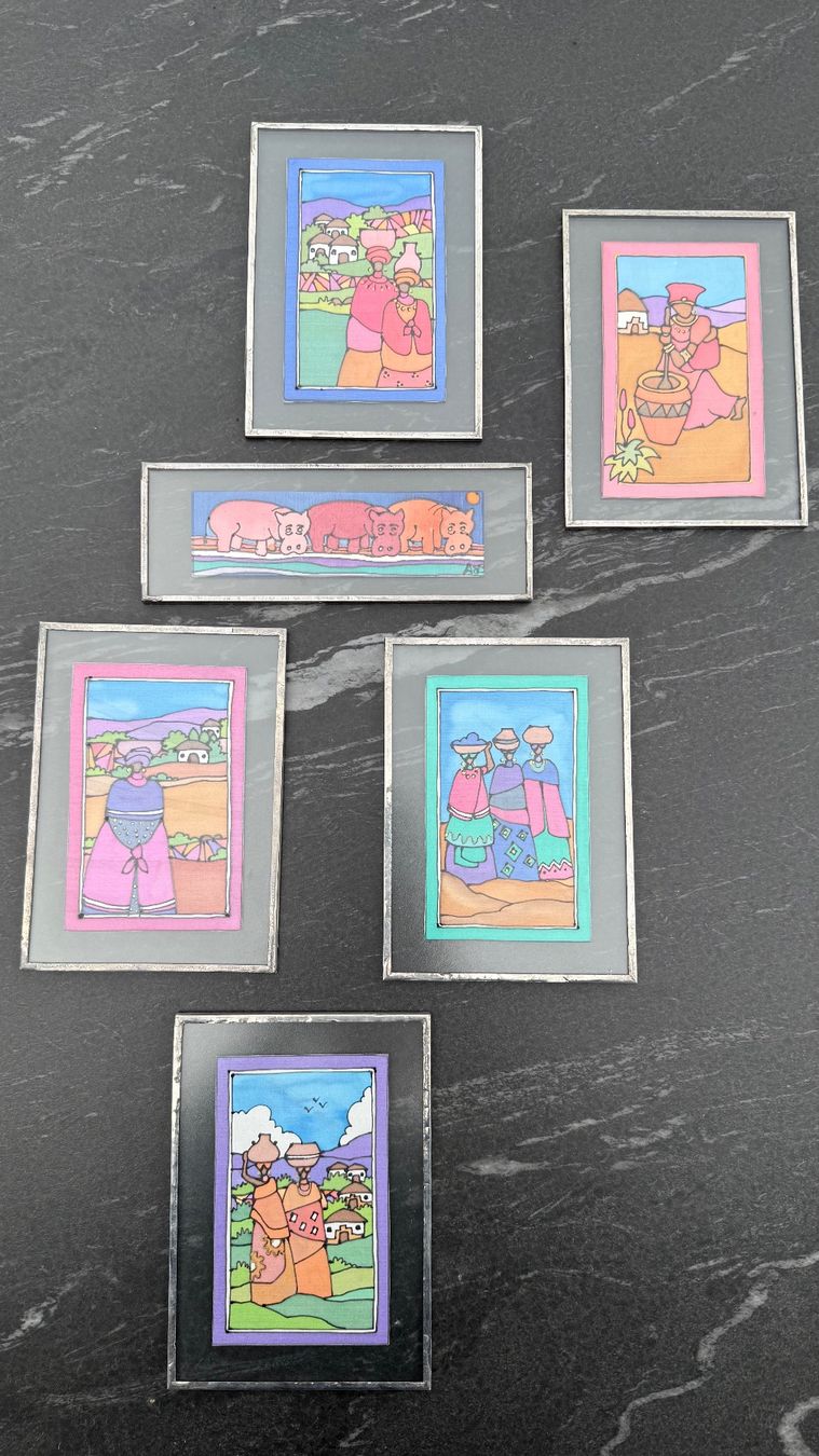 Tableaux: Bilder Handgemalt auf Seide – D'occasion à Zürich par sel_9kd