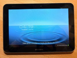 Tablette Samsung Galaxy Tab 8.9 en état de fonctionnement.