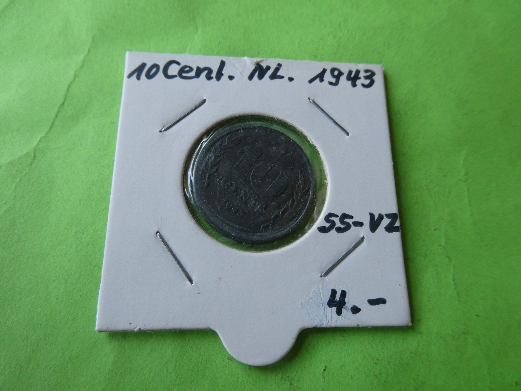 Tutti le monete: Niederlande 1943, 10 Cents   Silber – Usato da Hinterforst venduto da Rohusri