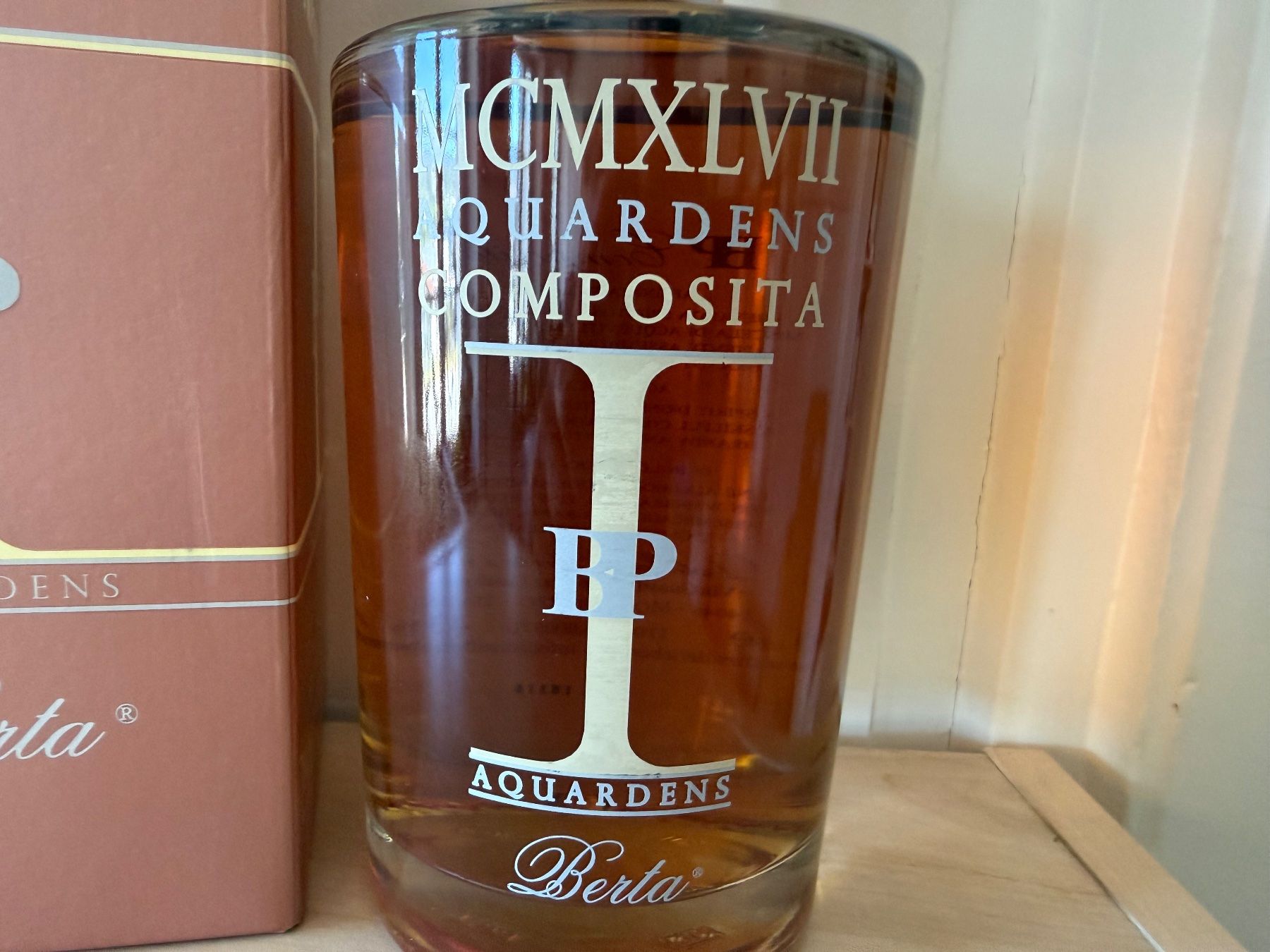 Berta Spirituosen: Grappa Berta Acquavite Composita P. Berta 43% – Neu und originalverpackt aus Wöschnau von Vinsale 1