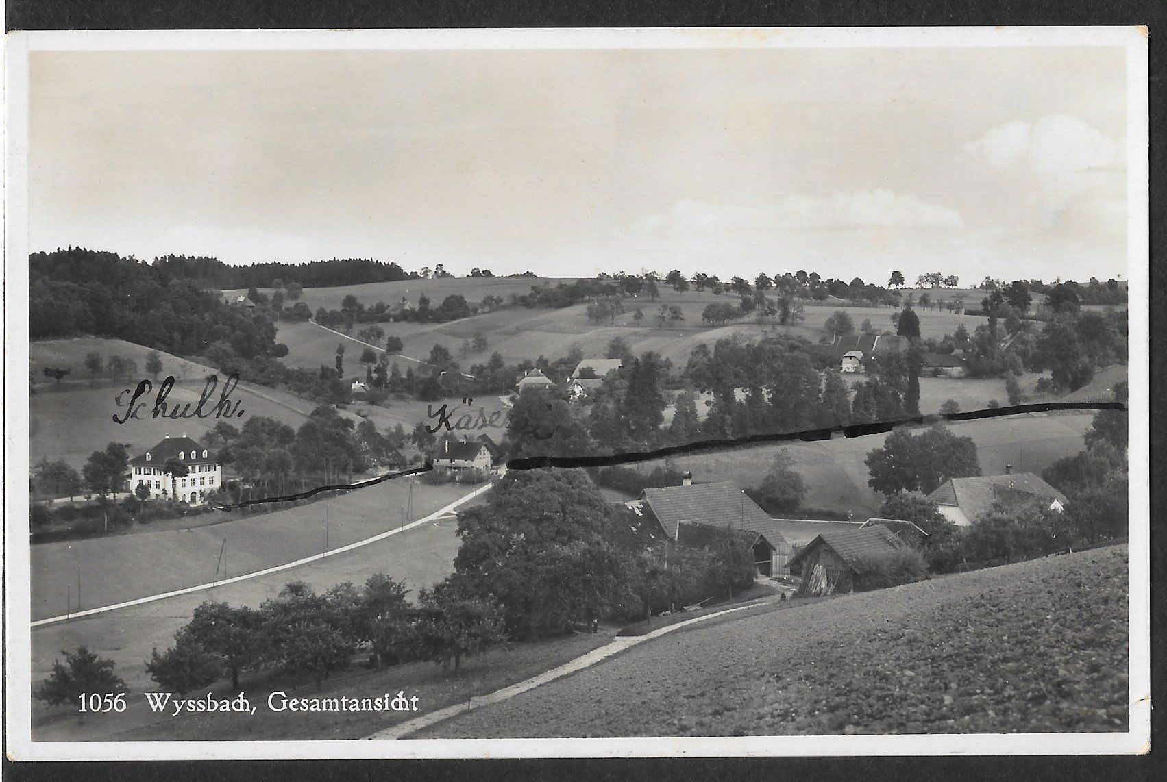 Cartoline postali: Wyssbach Gesamtansicht – Usato da Olten venduto da clotaldi