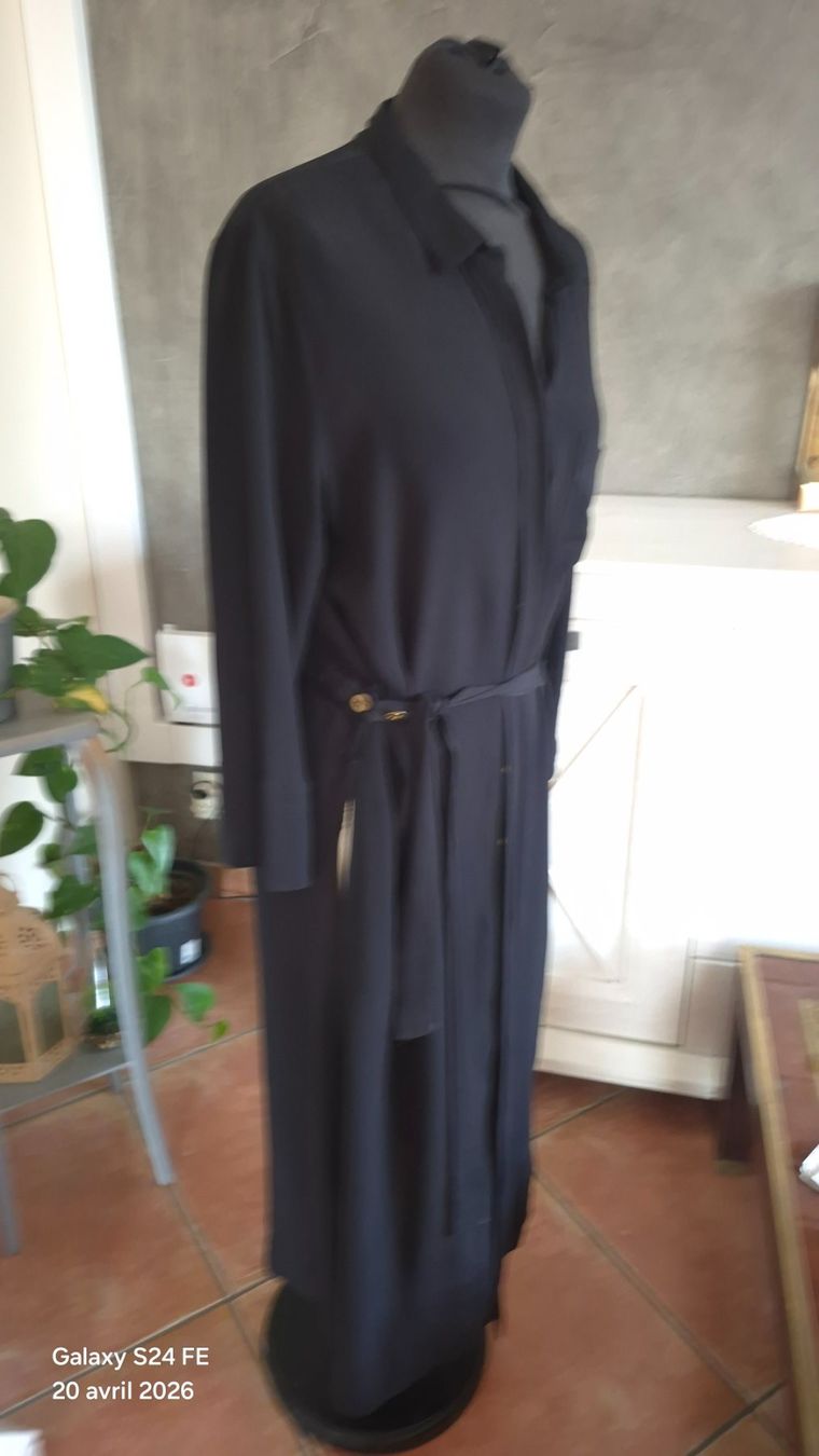 Vestiti: Noa Noa robe chemise noir .38 – Usato da Reconvilier venduto da something4you 4