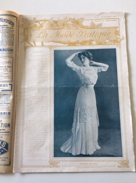Riviste & Magazine: Journal sur la Mode 1909 – Usato da Genève venduto da edelweiss1900 1