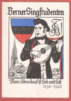 Bern Berner Singstudenten Studentika 1948 - 1950 gestempelt