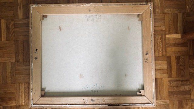 Gemälde: Ölgemälde des Luzerner Künstlers Alfred Schmidiger – Gebraucht aus Basel von Berlinofx 3