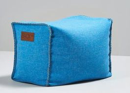 Sackit Hocker RETROit Cobana, türkis Square Puff Outdoor