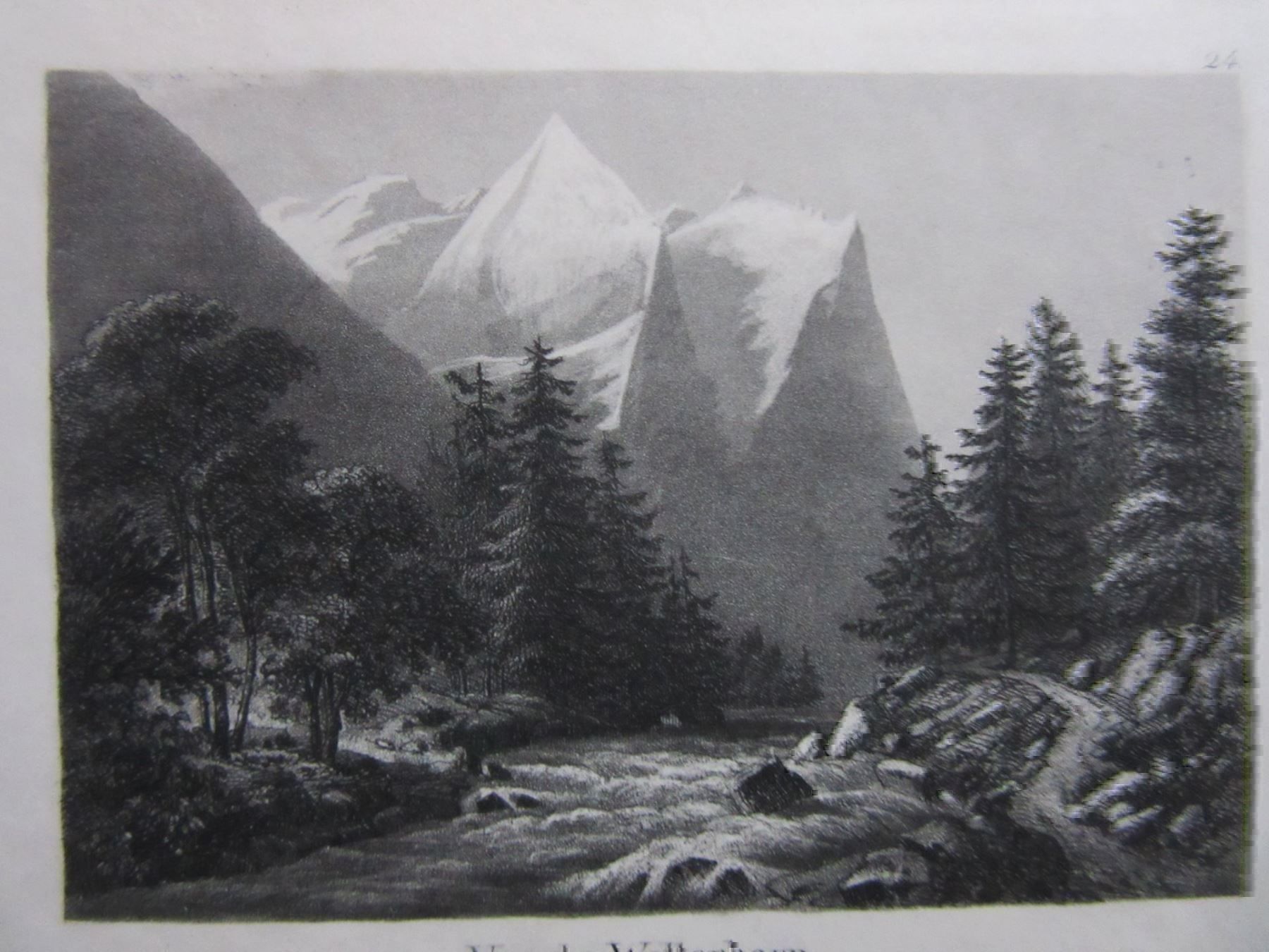 Incisioni: WETTERHORN AQUATINTA – Usato da Gersau venduto da grafik-kunst