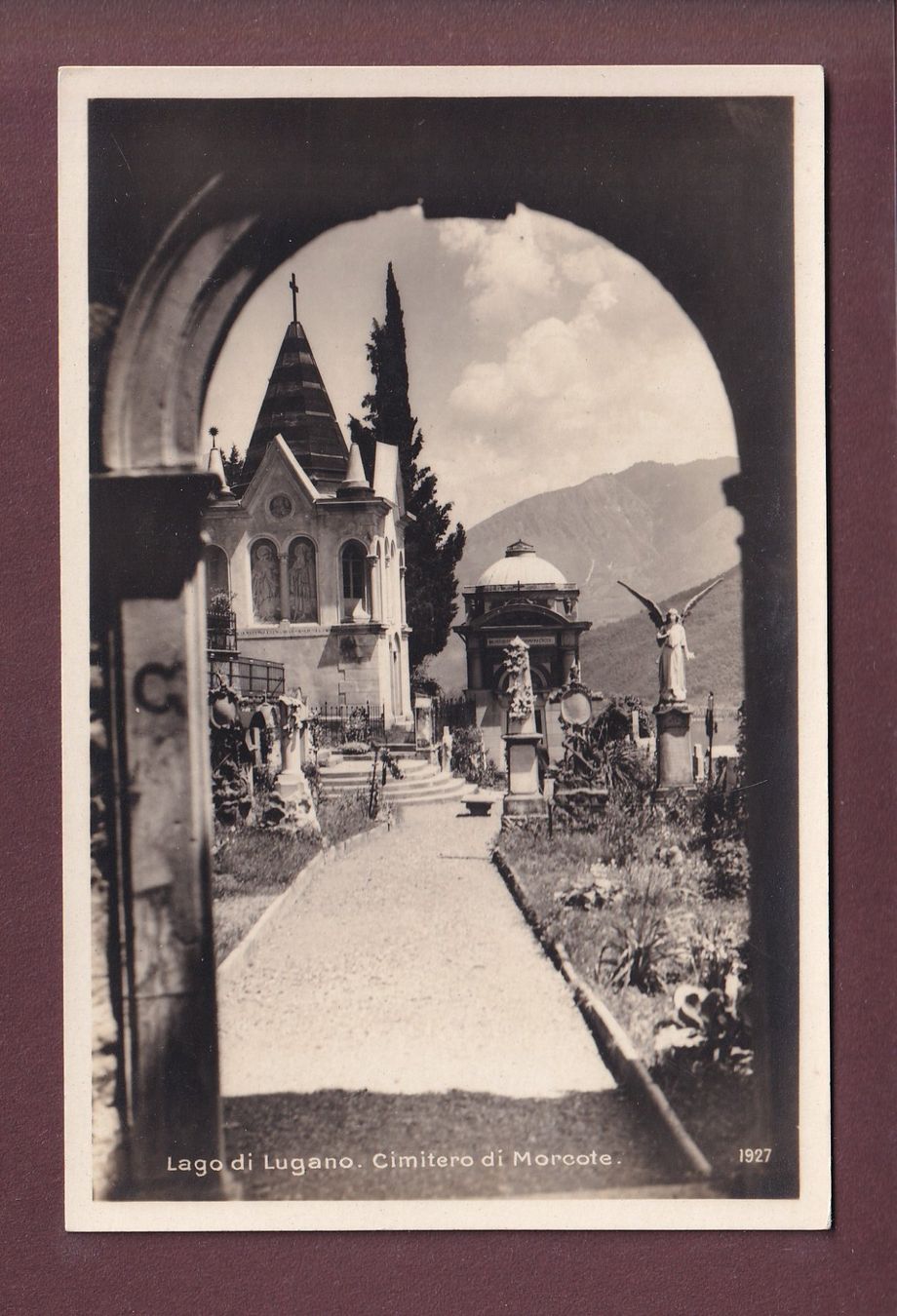 Cartes postales: Cimitero di MORCOTE – D'occasion à Pully par nicecards