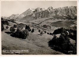 Blick vom Buchserberg zum Alpstein