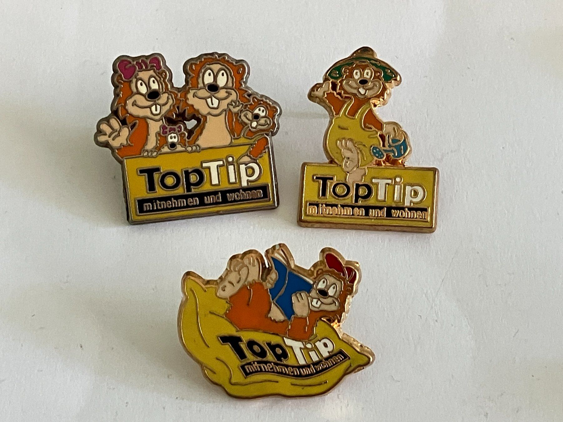 Placchette & Badge: 3 Pin TopTip Wohnen – Usato da Basel venduto da djwwpp