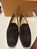 Tod's Loafer Wildleder braun Grösse 38.5 neu in OVP