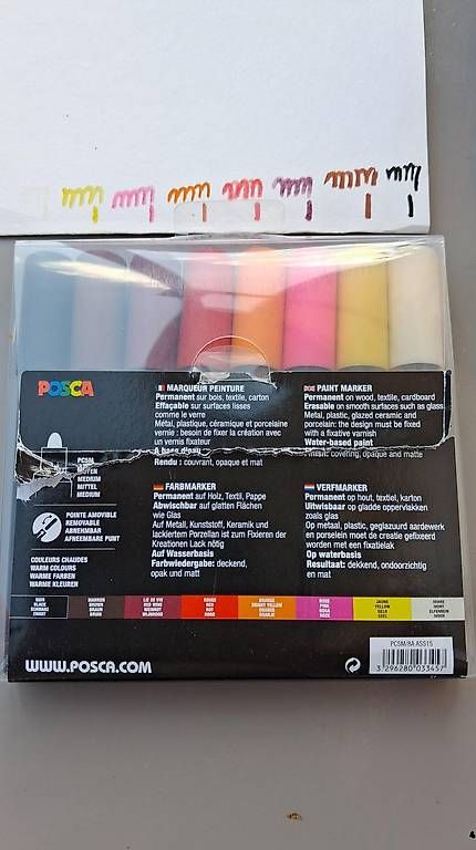 Colori: marqueurs PC-5M UNI POSCA – Usato da Areuse venduto da sis_y7dg 1