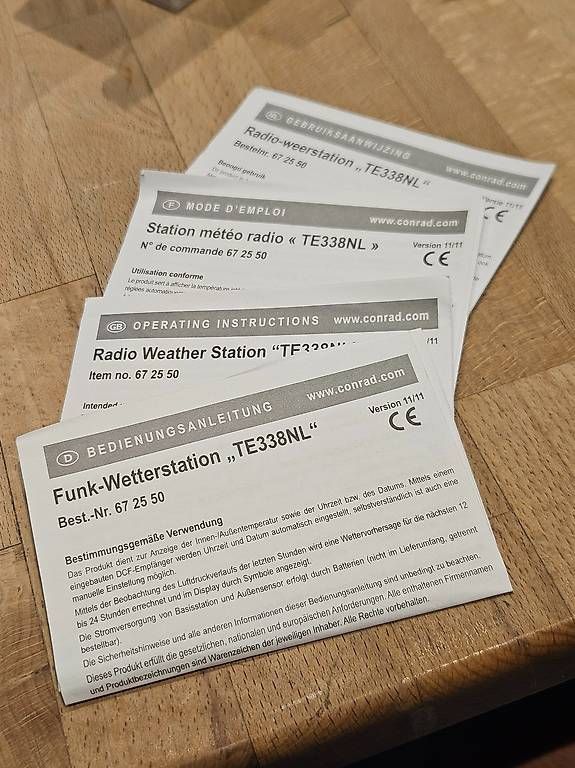 Altro per la casa: Funk-Wetterstation, ungebraucht – Nuovo (secondo la descrizione) da Höri venduto da Saltie 3