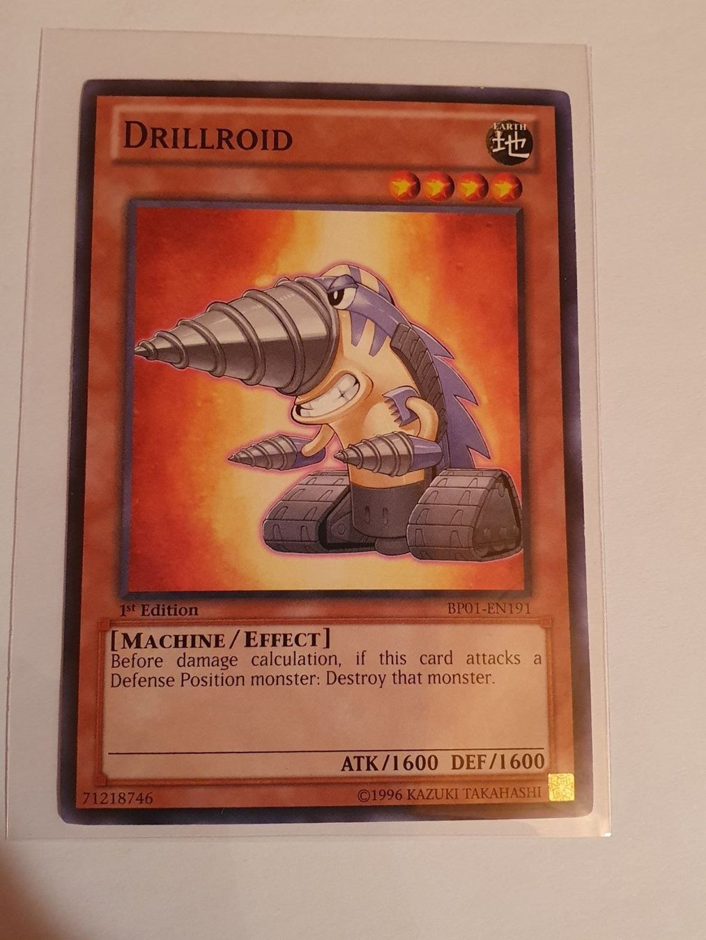 Yugioh Carte collezionabili: Yugioh Drillroid first Edition TCG Card – Usato da Oberdorf BL venduto da BaldenEagle