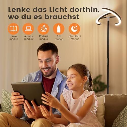 Lampen: LED Stehlampe Wohnzimmer – Neu und originalverpackt aus Hundwil von tec_mm27 5