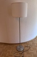 IKEA Stehlampe mit Metallfuss und Stoffschirm