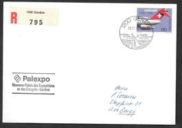 Sonderbrief S. 1078 Palexpo Genève 18.12.1981