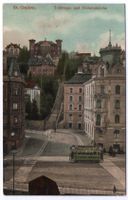 ST. GALLEN Telltreppe und Christuskirche - Tram