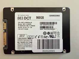 Samsung 883 DCT 960GB Enterprise SATA SSD