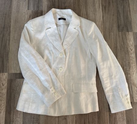 Leinenblazer weiss Gr. 38