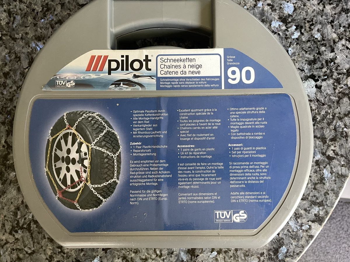 Catene da neve: Schneeketten Pilot Gr.90, neu – Nuovo e nell'imballaggio originale da Schwerzenbach venduto da Muffi01