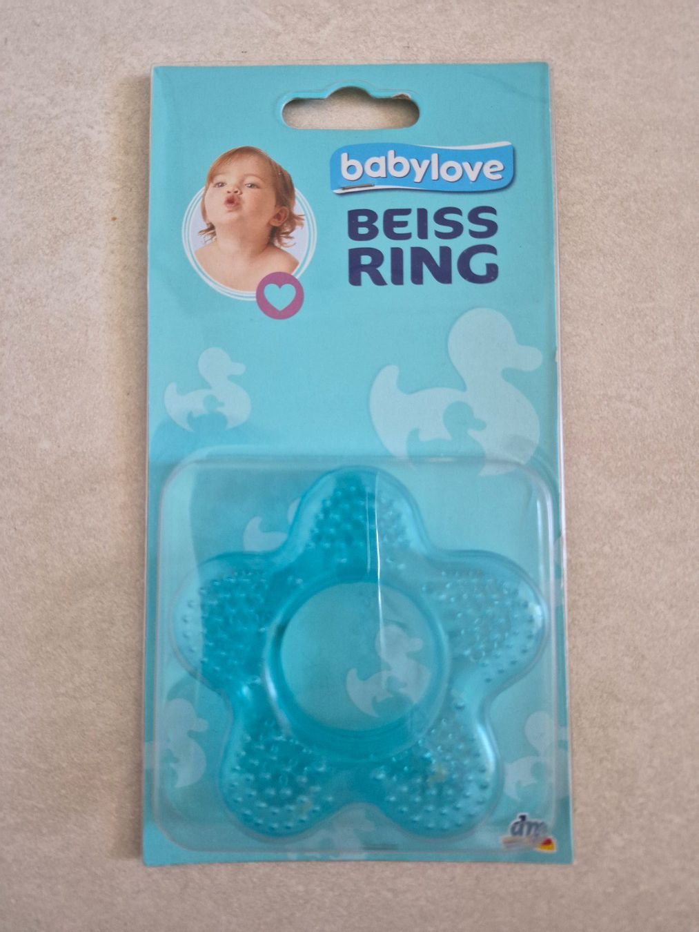 Succhiotti & catenelle porta ciuccio: Anneau de dentition NEUF/ Beiss ring – Nuovo e nell'imballaggio originale da Champagne venduto da ARWEN012