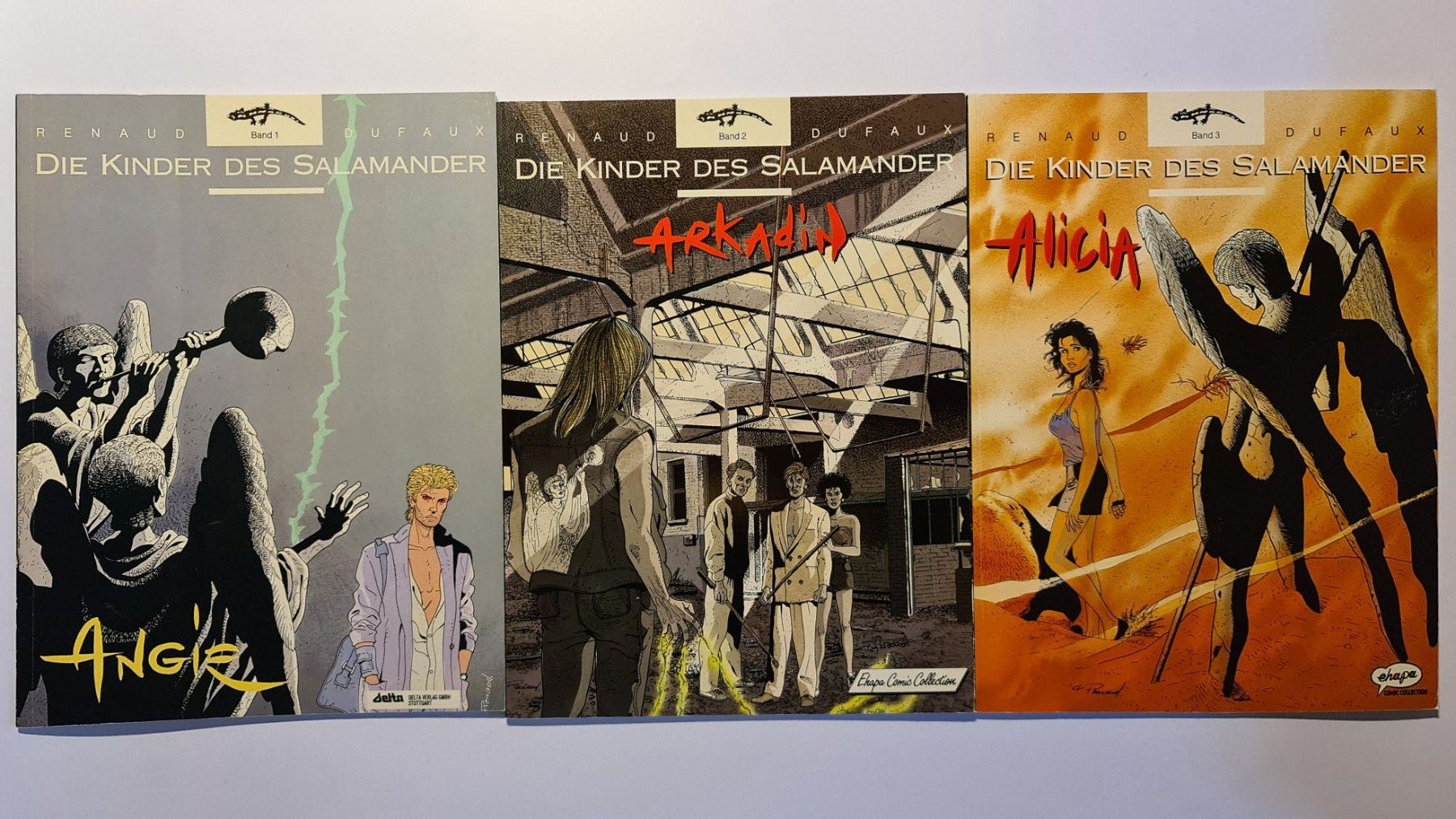 Fumetti: Die Kinder des Salamander, Comic, Band 1-3 – Usato da Aesch BL venduto da pri_fp8t