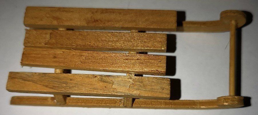 Slitta: Schlitten aus Holz – Nuovo (secondo la descrizione) da Lutzenberg venduto da Truhe