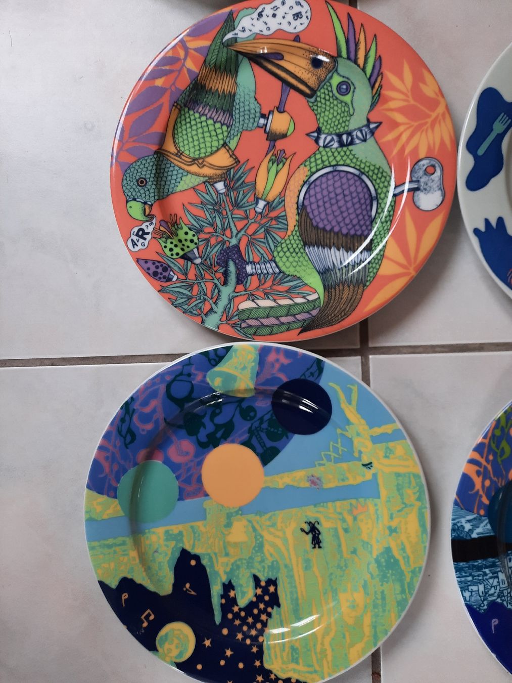 Bopla Teller: BOPLA de LANGENTHAL.  6 ASSIETTES – Gebraucht aus Le Locle von marylise01 2