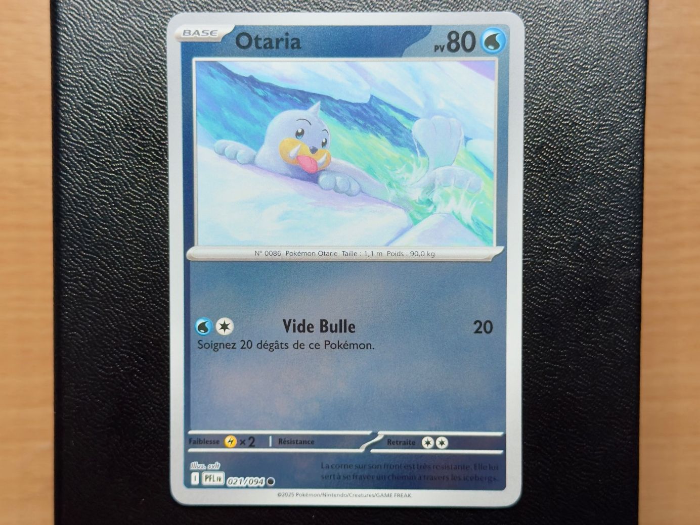 Pokémon Carte collezionabili: Otaria Reverse (021/094) - ME02 - PFL FR – Usato da Chézard-St-Martin venduto da Kro_Cards