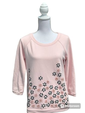 Pink Beaded Flower Sweater MaxMara Weekend - M Gr.