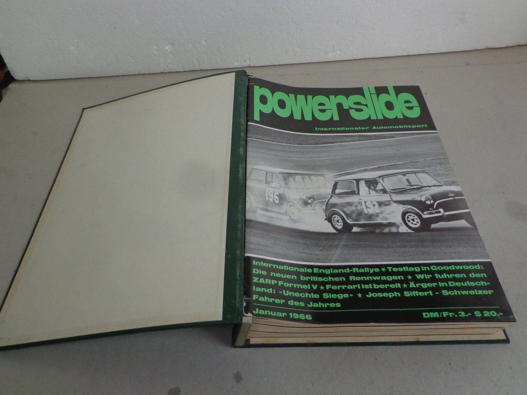 Libri: Jahresband Powerslide 1966 in original Einfassung – Usato da Zofingen venduto da goezi