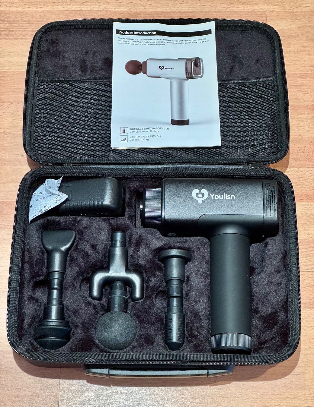 Massagegeräte: Youlisn Massage-Pistole – Neu und originalverpackt aus St. Gallen von Gicmo
